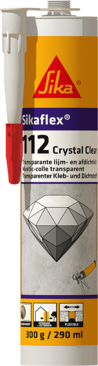 Sika® Sikaflex-112 Crystal Clear - 290 ml - transparant